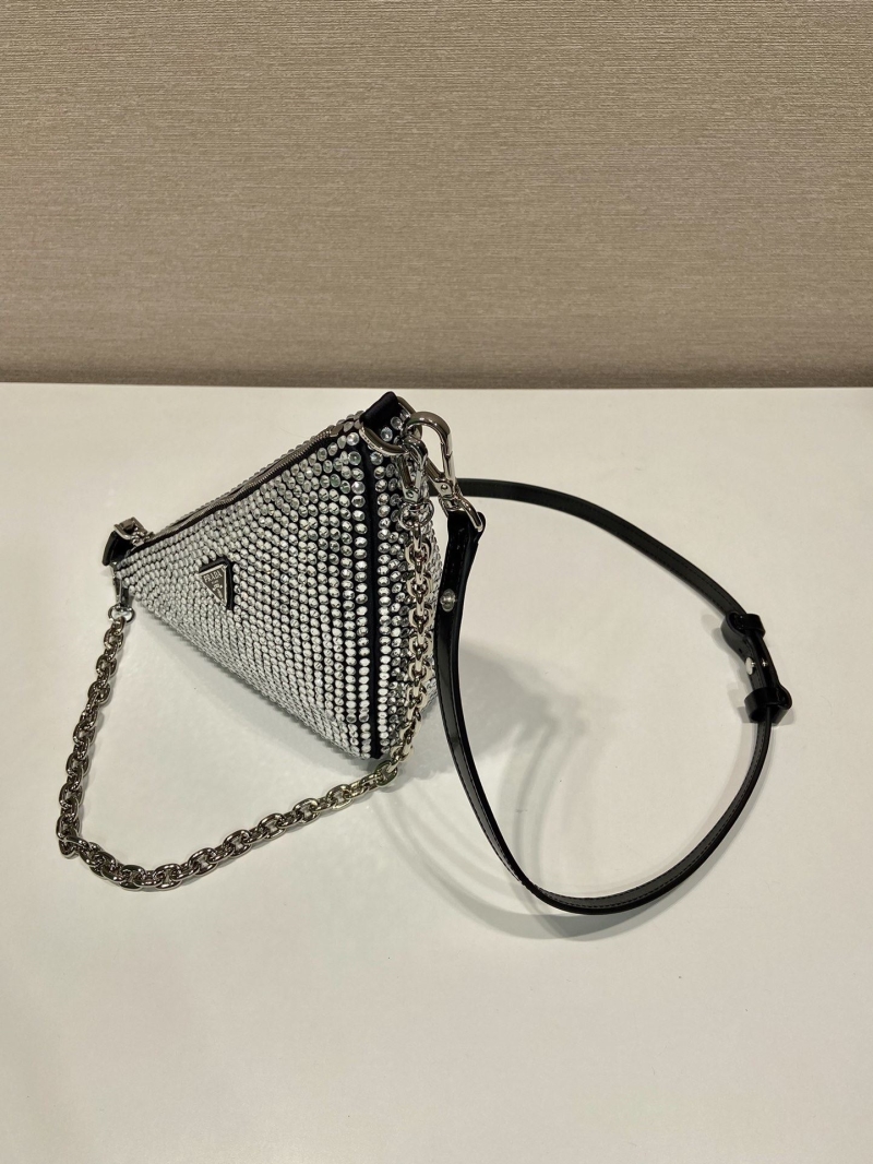 Pra*a triangle pouch